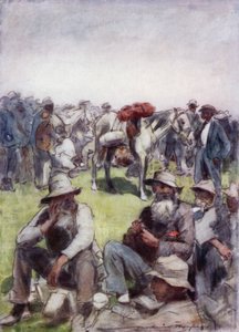 ボーア囚人 作： Mortimer Ludington Menpes